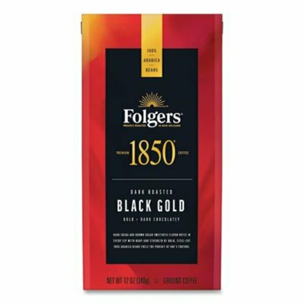 Smuckers 1850, COFFEE, BLACK GOLD, DARK ROAST, GROUND, 12 OZ BAG 60516EA